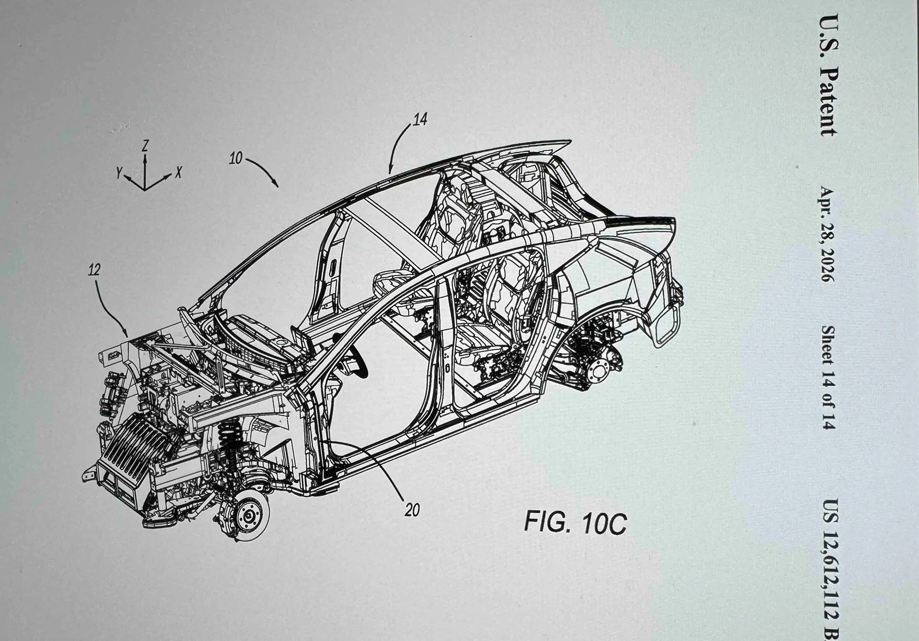 Ford Mustang Mach-E Second gen mach-e in this patent image? 242469-fe2dc8e3d81ef8b82b8eb86d576be331