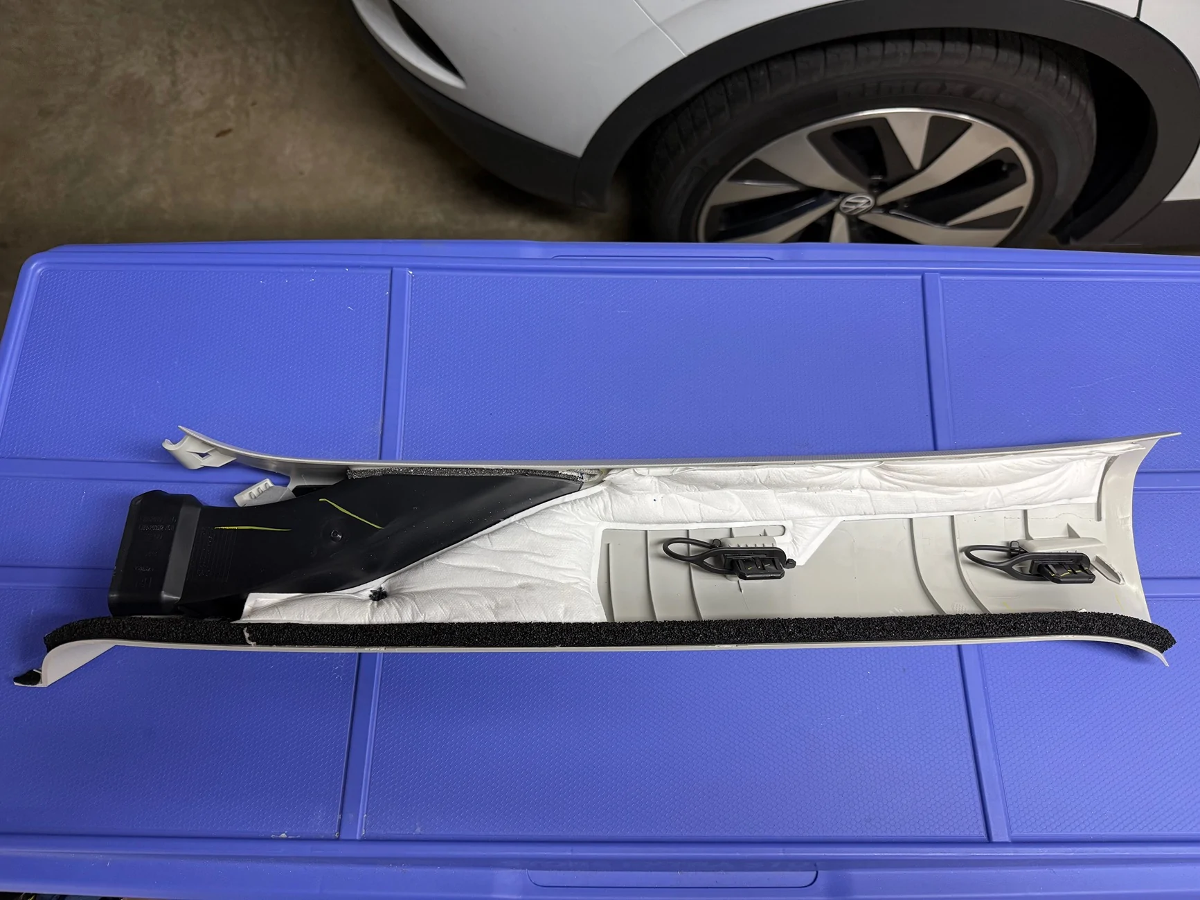 Ford Mustang Mach-E DIY Tutorial for Hardwiring a Dashcam and Radar Detector IMG_3035