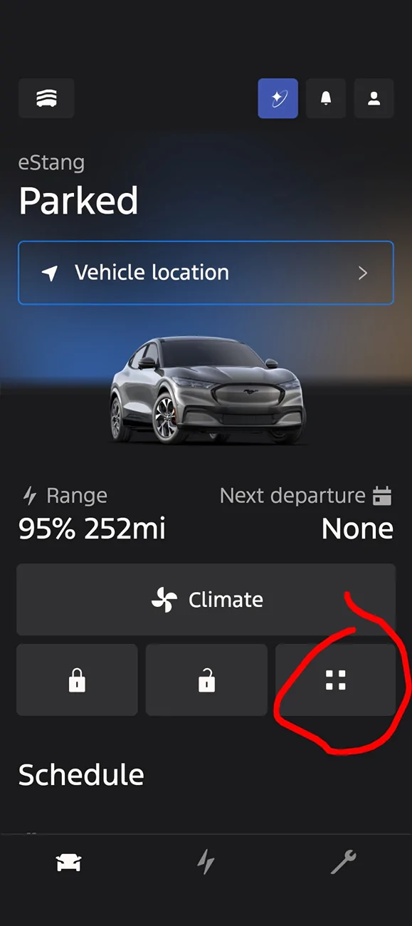 Ford Mustang Mach-E Controls missing in Ford App 1600