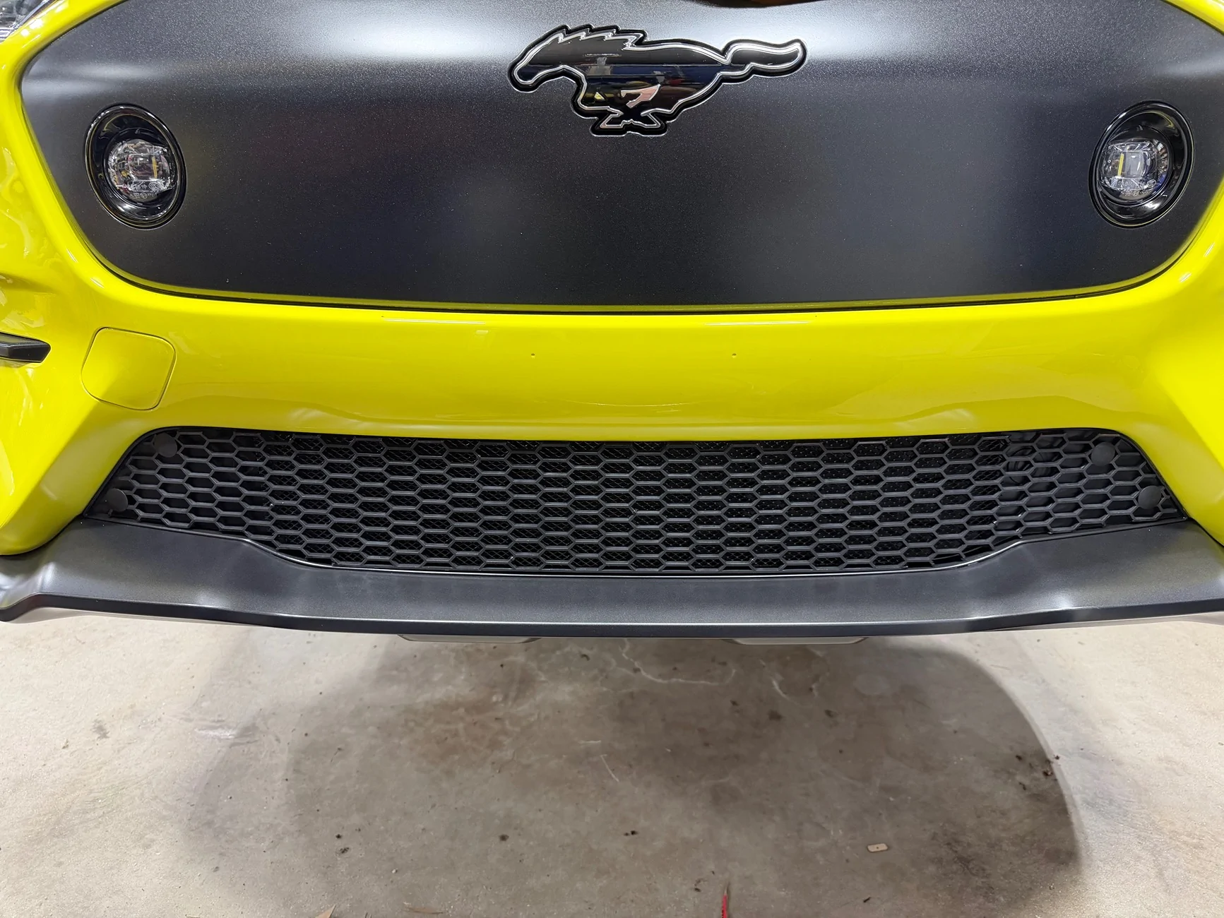 Ford Mustang Mach-E Active Shutter shield DIY for Mach-E Rally - GT IMG_7878
