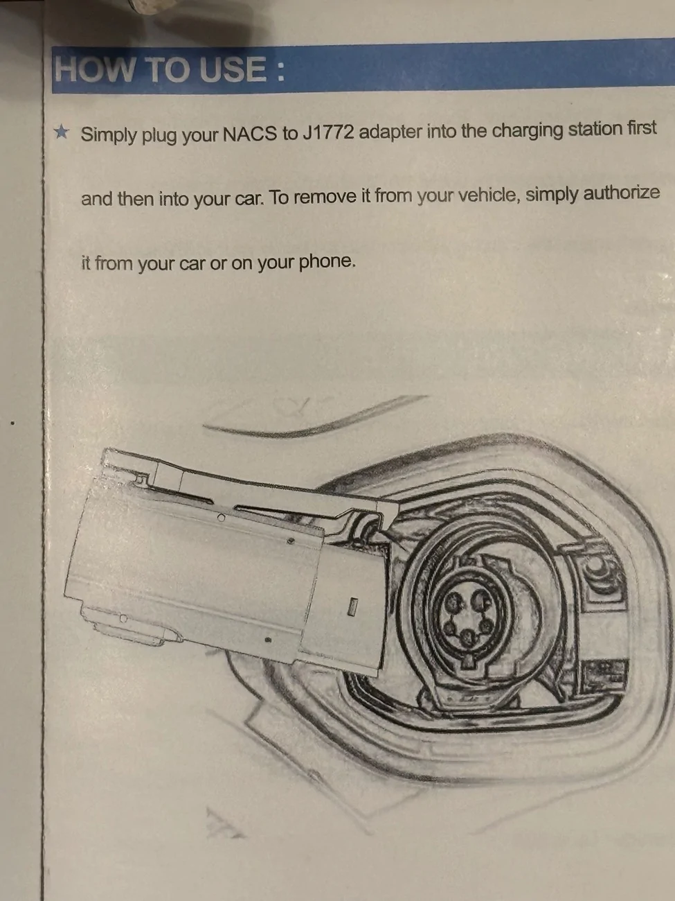 Ford Mustang Mach-E A2Z NACS-J1772 Adapter Instruction Question IMG_6917