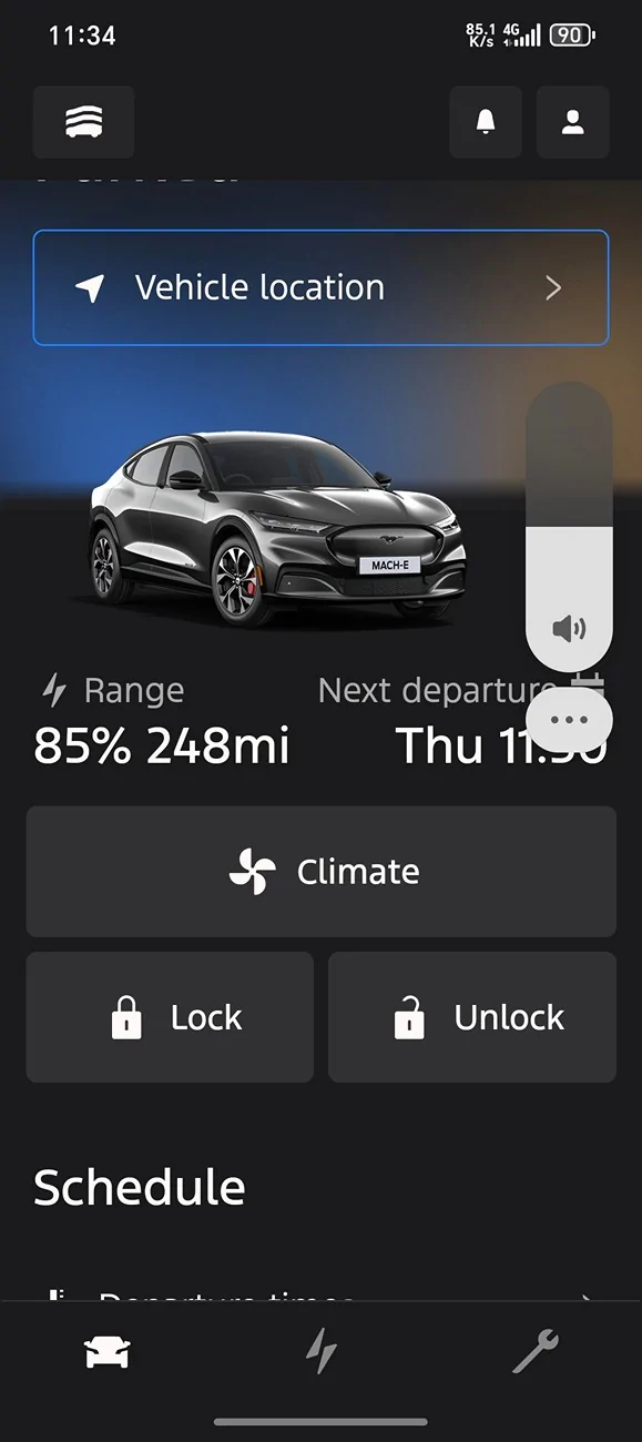 Ford Mustang Mach-E Controls missing in Ford App Screenshot_20260504_113428_com_ford_fordpass_FordPassFiveHomeActivity