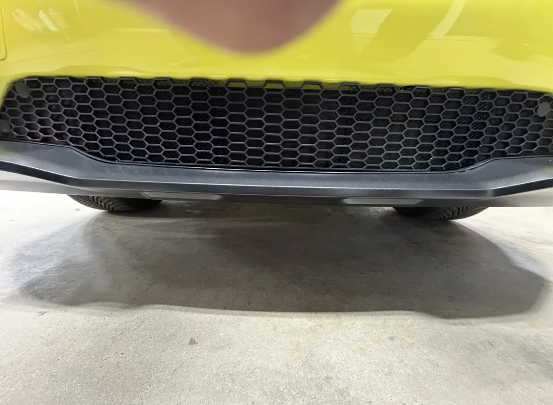 Ford Mustang Mach-E Active Shutter shield DIY for Mach-E Rally - GT IMG_7911