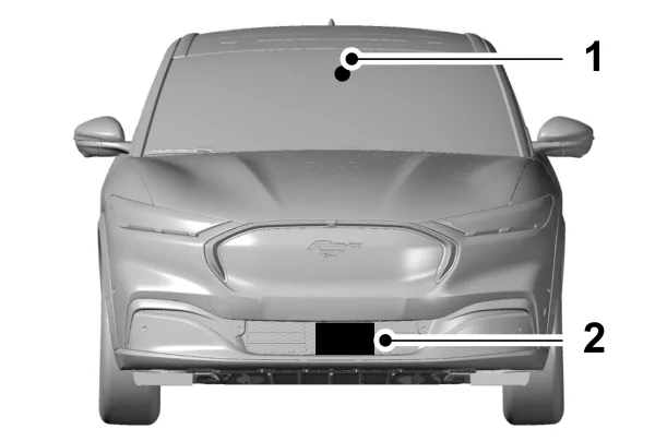 Ford Mustang Mach-E Front sensor IMG_0630