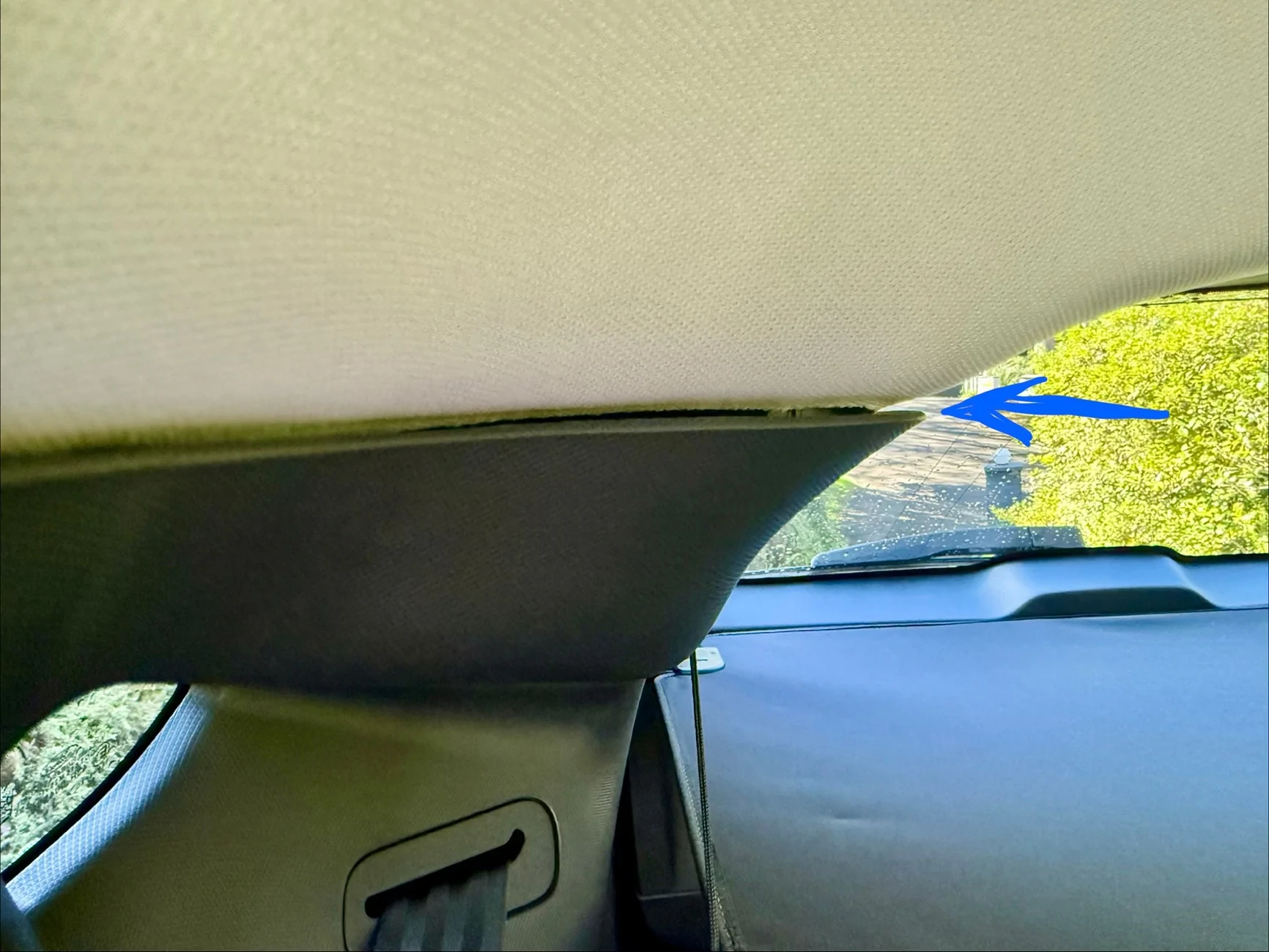 Ford Mustang Mach-E Rear interior plastic trim is loose Trim loose Mustang