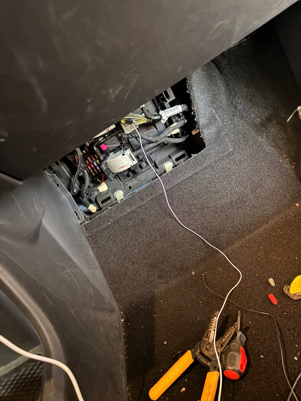 Ford Mustang Mach-E Adding a Physical Interior Liftgate Power Switch IMG_6972