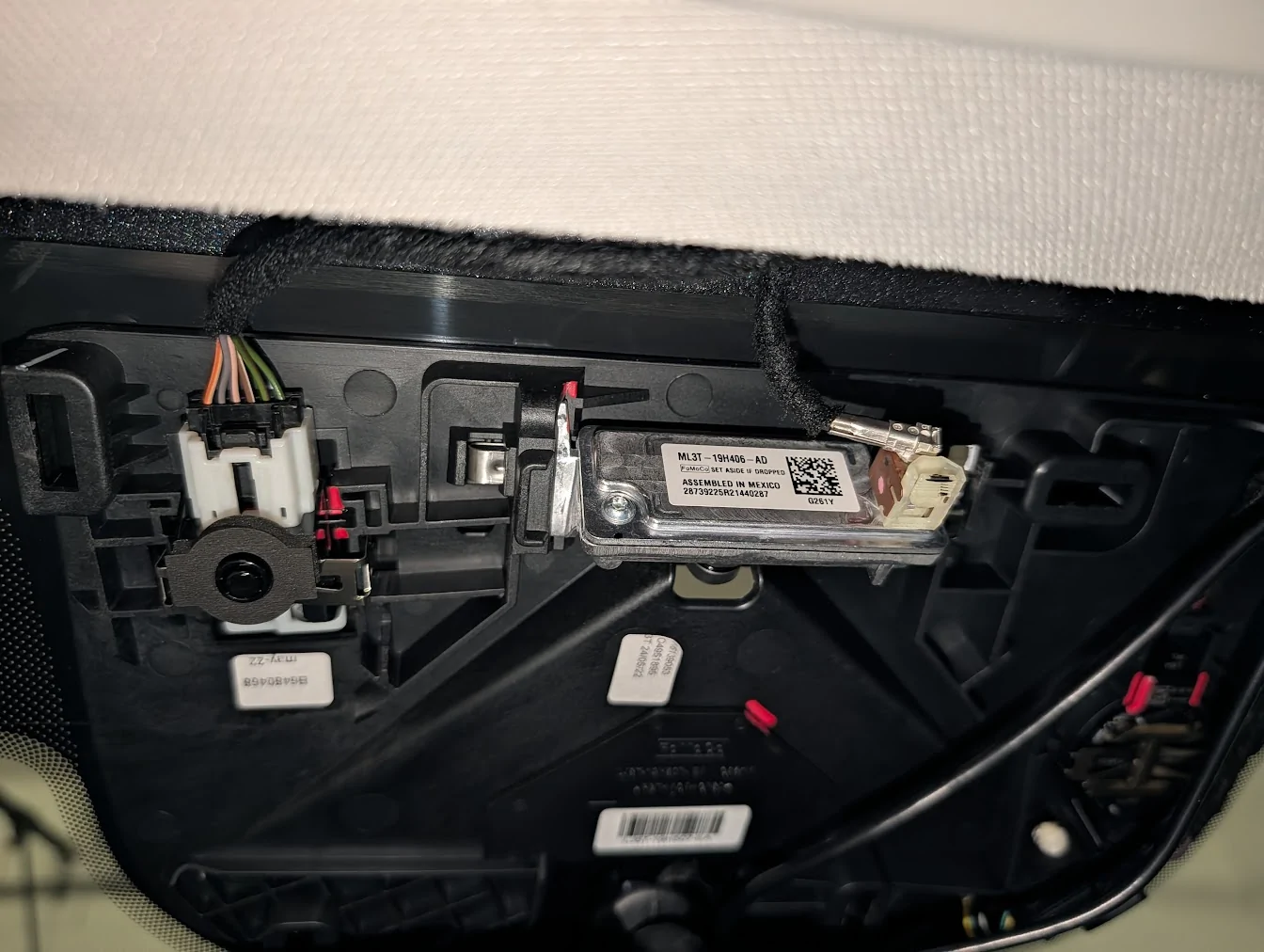 Ford Mustang Mach-E 2022 Mach-E Causing Dashcam GPS Interference Near Rearview Mirror? Comparison with 2025 1780857868293-ag