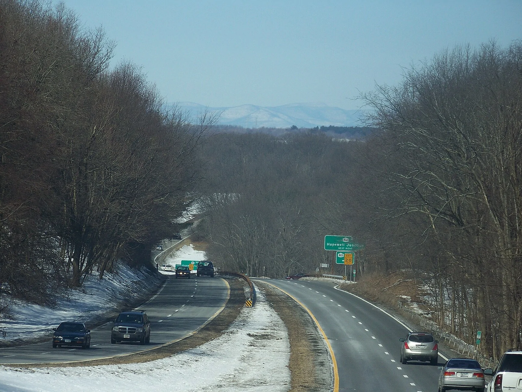 Ford Mustang Mach-E Copilot360 vs Tesla Autopilot Taconic_State_Parkway_2