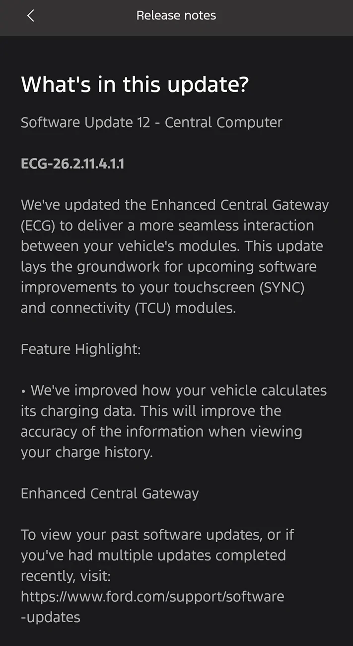 Ford Mustang Mach-E OTA "Software update 12 - Central Computer" Screenshot_20260609_174458_Ford
