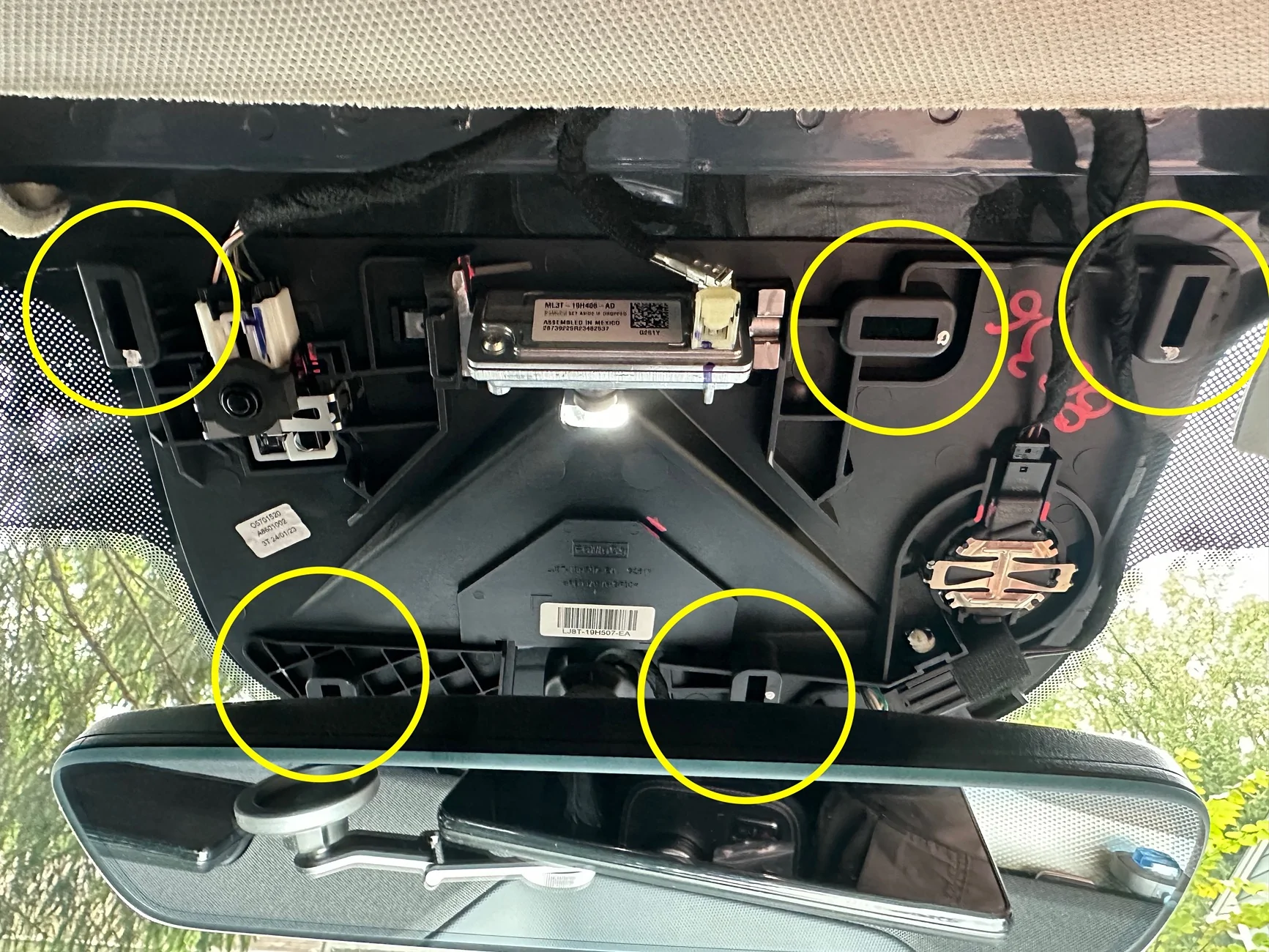 Ford Mustang Mach-E 2026 MirrorTap for Radar Detector IMG_7110_2