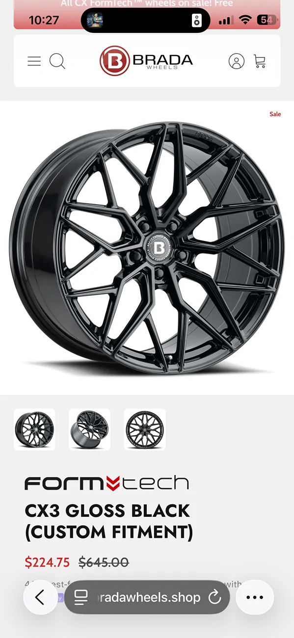 Ford Mustang Mach-E No affiliation, Brada wheels are on sale fam! Just scored a set for $899 IMG_5103