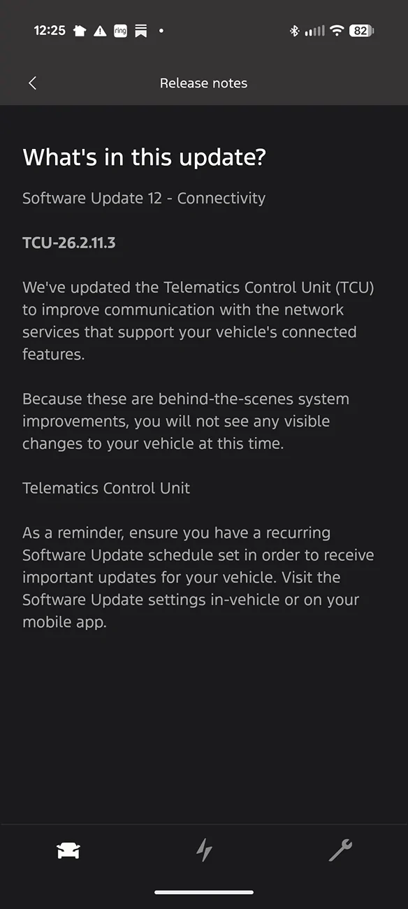 Ford Mustang Mach-E TCU 26.2.11.3 Screenshot_20260704-122550