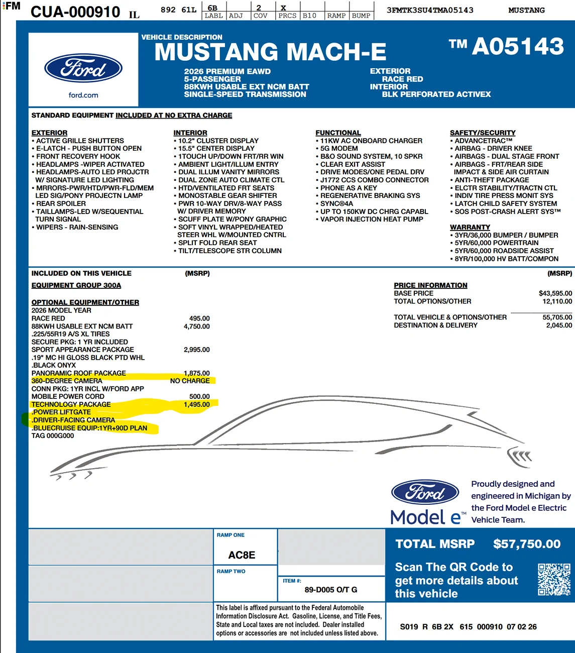 Ford Mustang Mach-E Differences between a '25 and a '26 1784238780419-9i