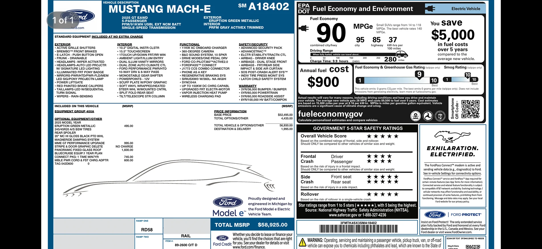 Ford Mustang Mach-E Purchasing First Mach E IMG_0674