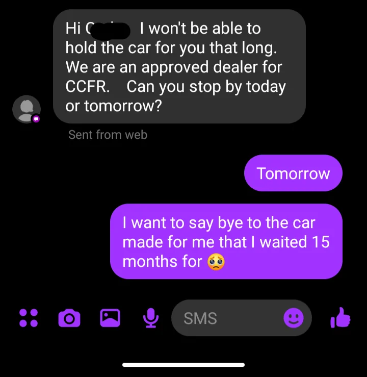 Ford Mustang Mach-E TIFU my reservation Screenshot_20210219-114755