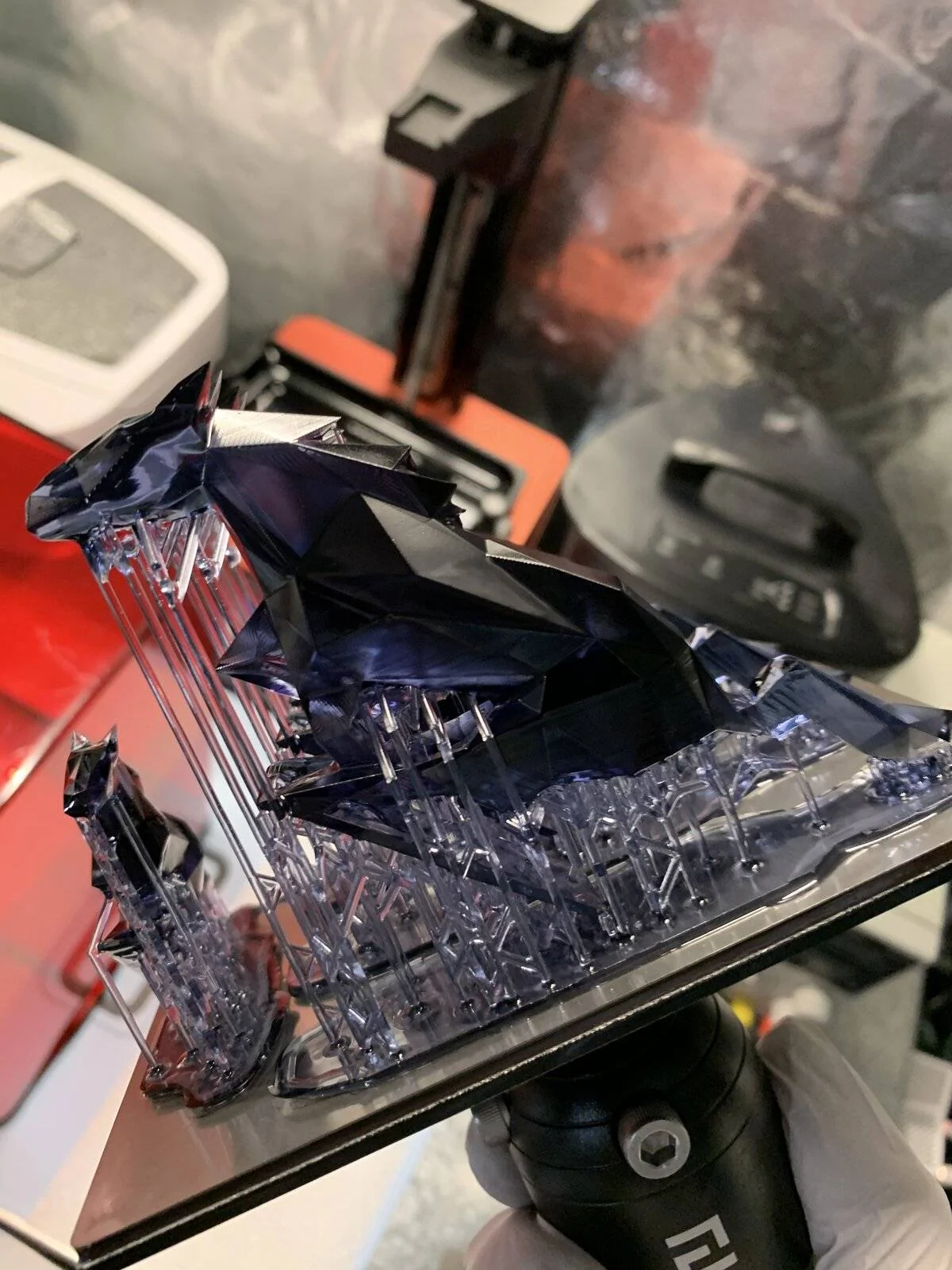 Ford Mustang Mach-E Received a Mach-E First Edition surprise gift! 3D printed fractal pony with VIN display. 104C4395-1293-401B-8DEC-245496678E94