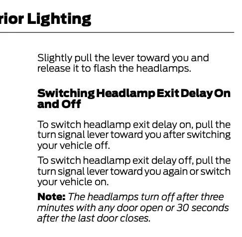Ford Mustang Mach-E Keep Interior trunk lights on Screen Shot 2021-02-22 at 12.27.55 PM