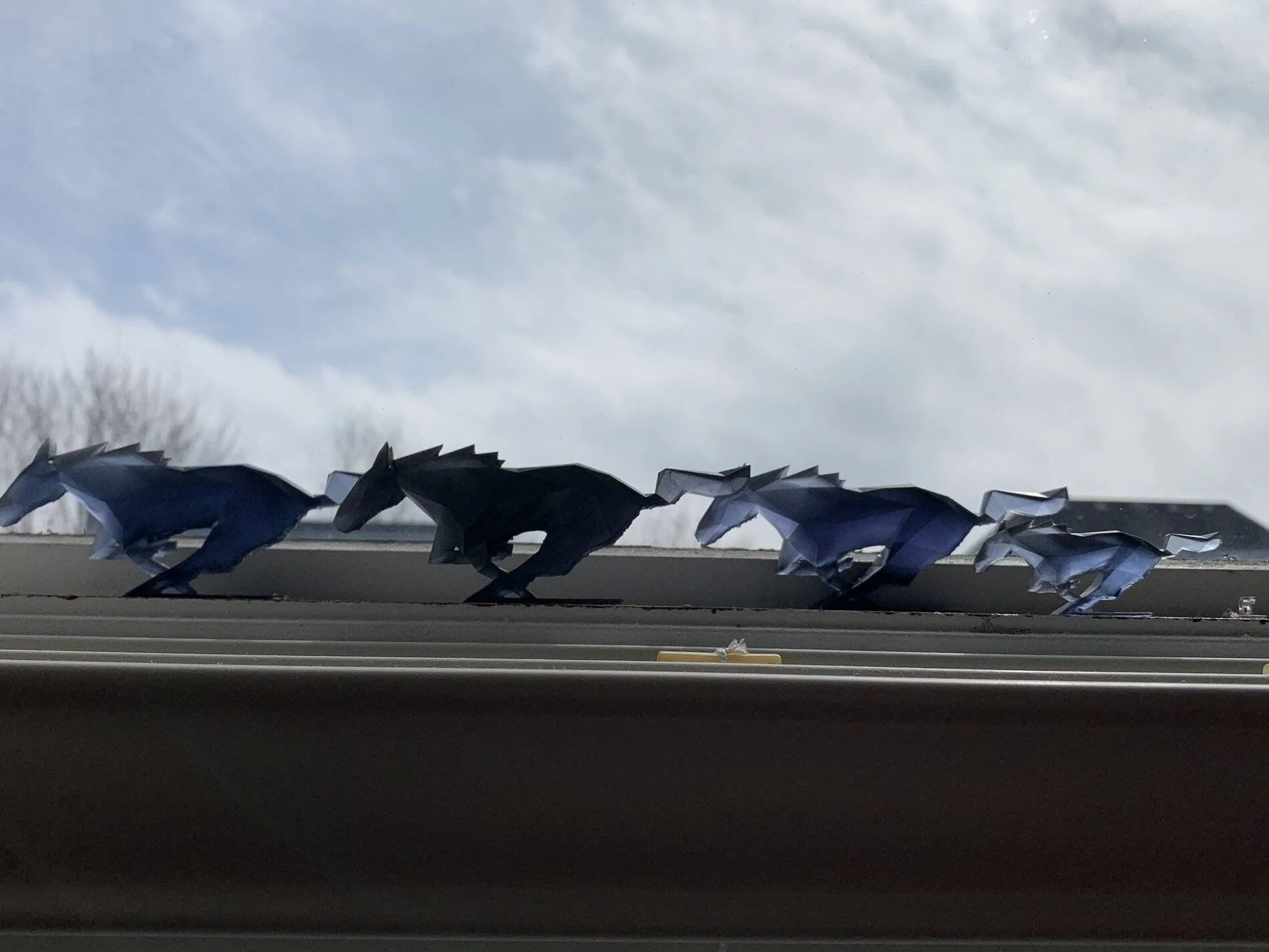 Ford Mustang Mach-E Received a Mach-E First Edition surprise gift! 3D printed fractal pony with VIN display. D8033BE4-7737-4070-AE96-272C3ED6F1AC