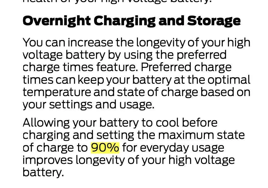 Ford Mustang Mach-E Setting charge % limit Screen Shot 2021-02-20 at 6.15.51 AM