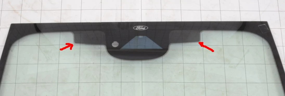 Ford Mustang Mach-E WSDOT Good To Go! pass placement Mach-E windshield