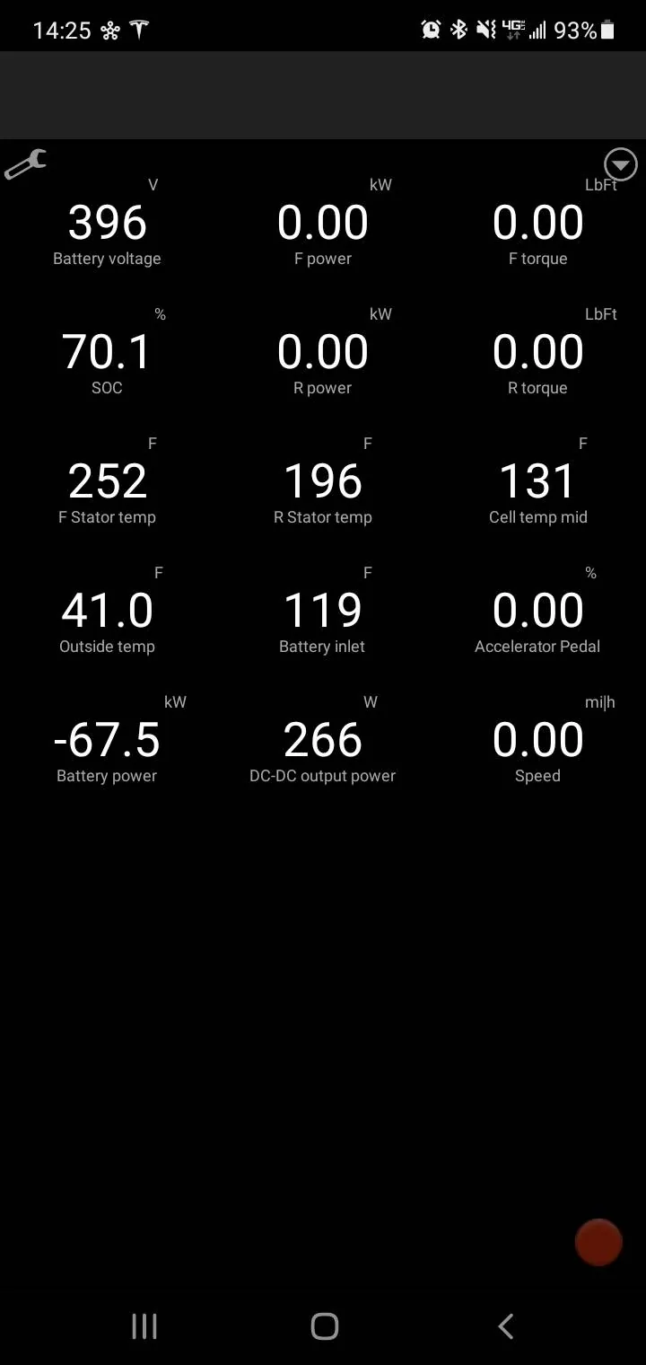 Ford Mustang Mach-E Request:  Battery temperature during drive operation and during L2 and DCFC charging. Screenshot_20210123-142542