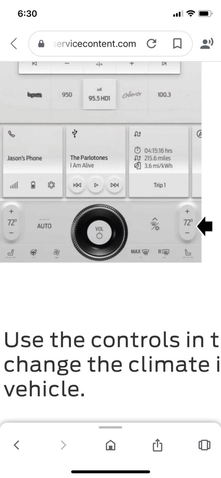 Ford Mustang Mach-E Defroster controls on screen - confusing button- 9F34CAB8-772D-4215-9779-06B40B643756