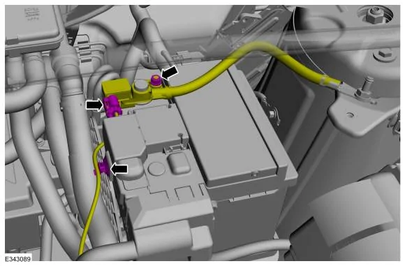 Ford Mustang Mach-E Official Instructions to Replace the 12V Battery (LVB) 0.3