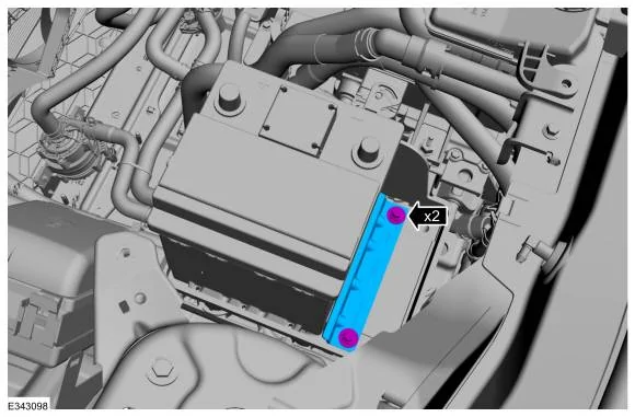Ford Mustang Mach-E Official Instructions to Replace the 12V Battery (LVB) 2