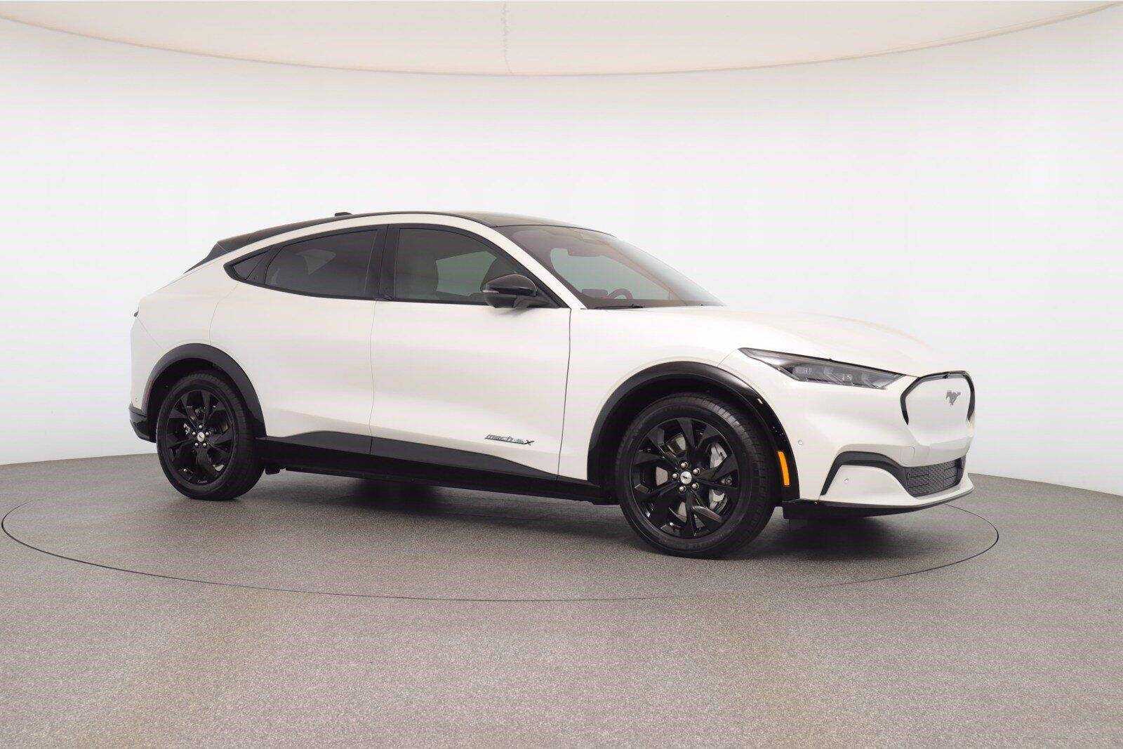 Ford Mustang Mach-E Black Wheels on White Mach-E 1614643968509