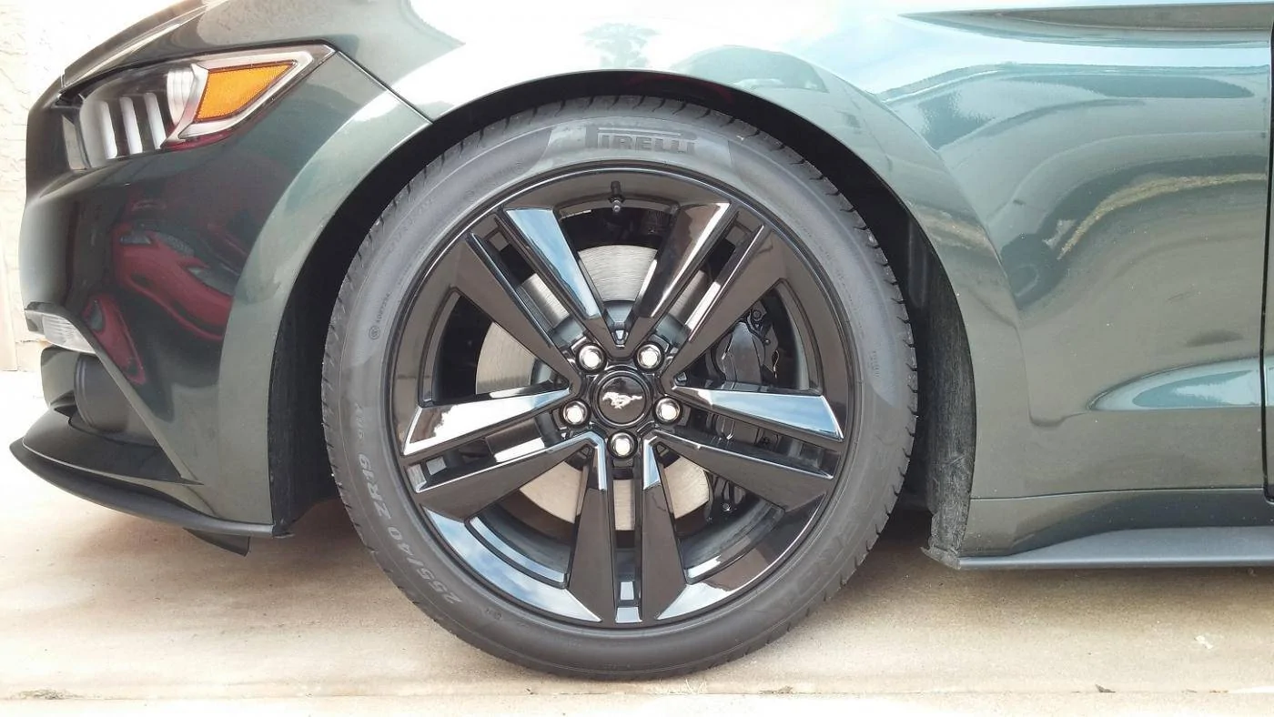 Ford Mustang Mach-E Black Wheels on White Mach-E 1614686553575
