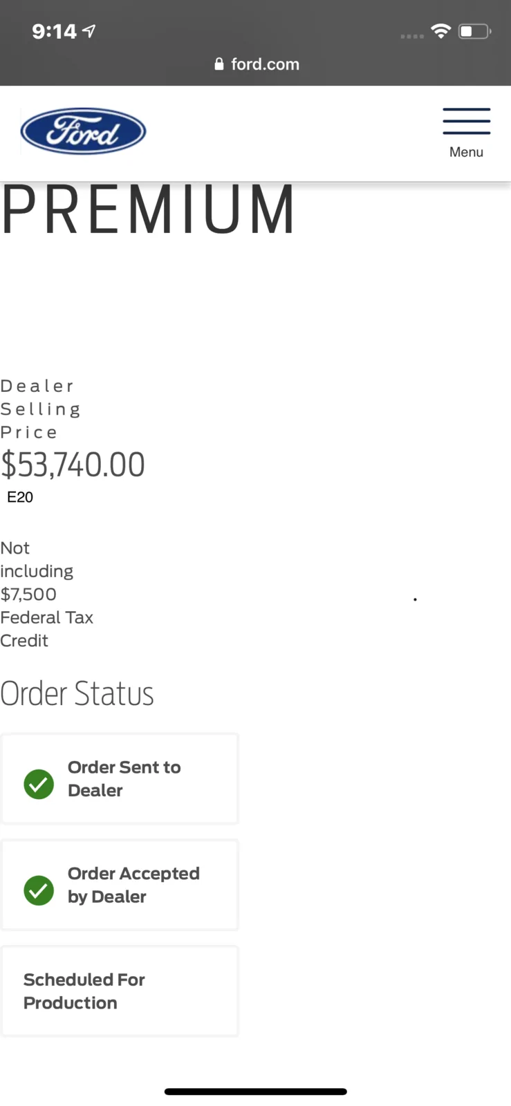 Ford Mustang Mach-E Submitted Orders Tracking List and Stats [Enter Yours] 1614827758155