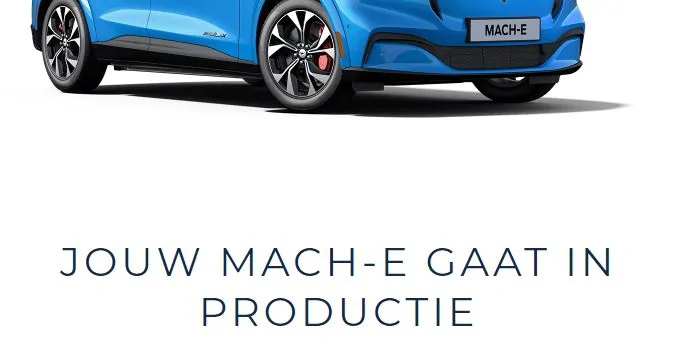 Ford Mustang Mach-E Dutch people that ordered a Mach-E? ford