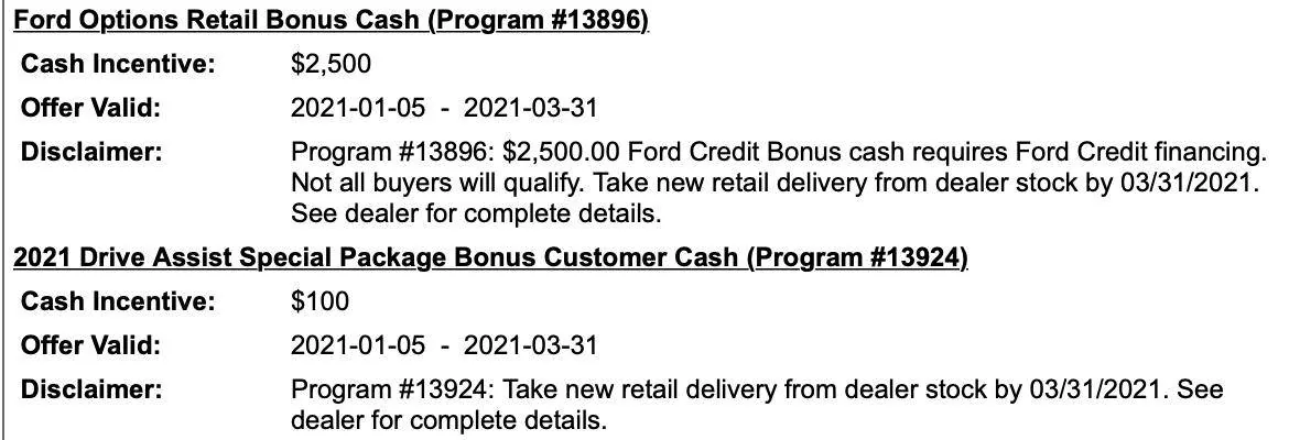 Ford Mustang Mach-E Financing Options Screen Shot 2021-03-04 at 6.09.50 PM