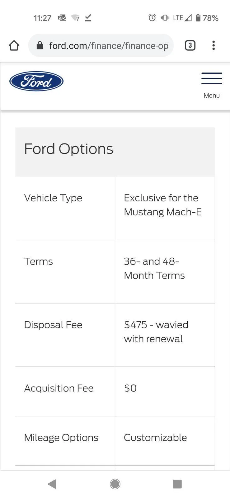 Ford Mustang Mach-E Ford options x plan HELP!! Screenshot_20210306-112744