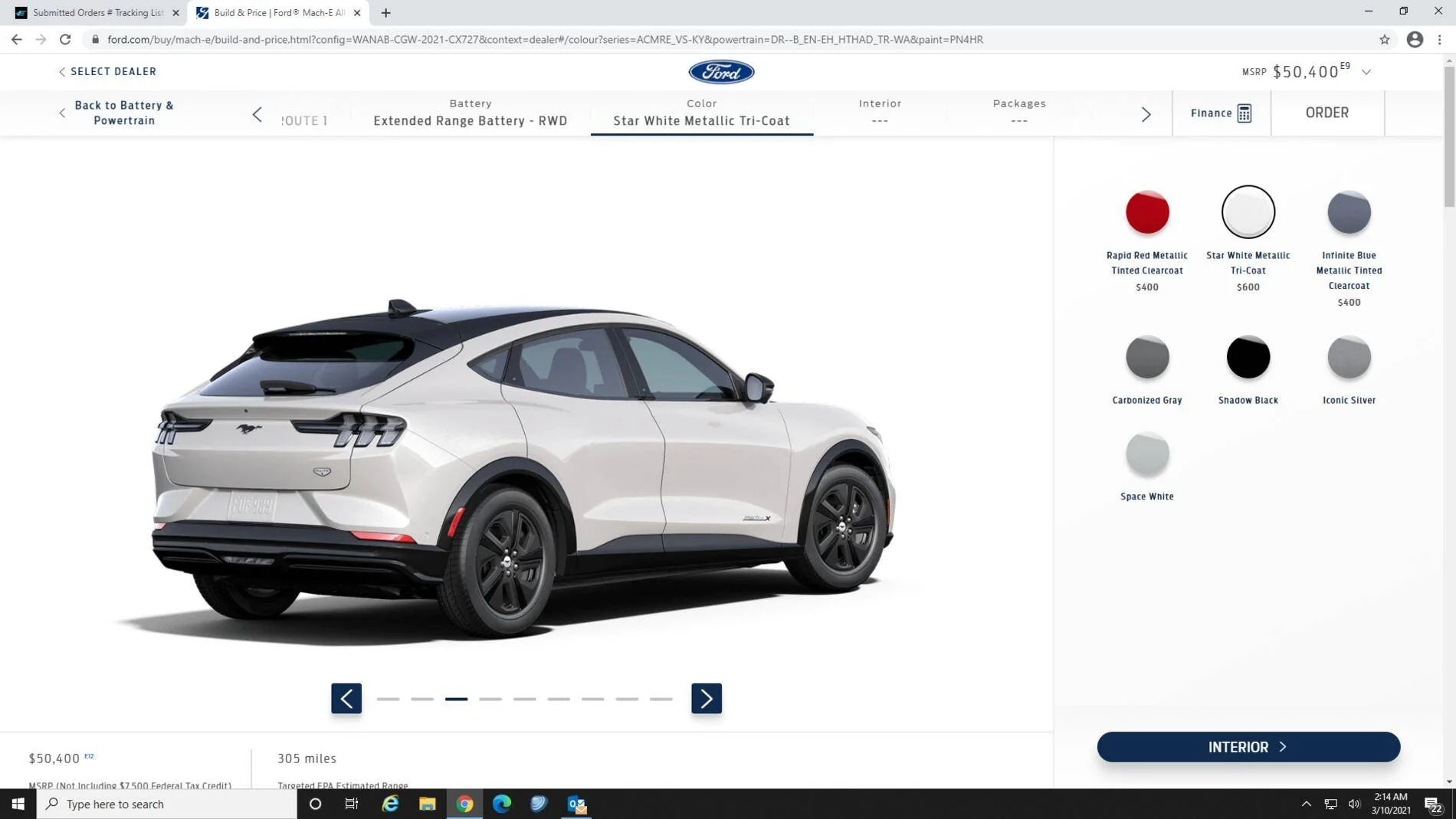 Ford Mustang Mach-E Submitted Orders Tracking List and Stats [Enter Yours] 1615371319180