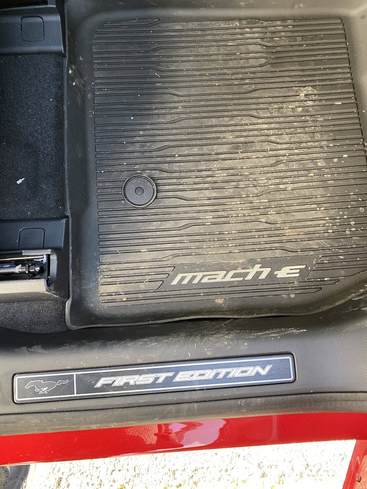 Ford Mustang Mach-E Good look at the floor mats / interior protection package 5592F9F1-AE9E-445D-A271-ECA855A638CD