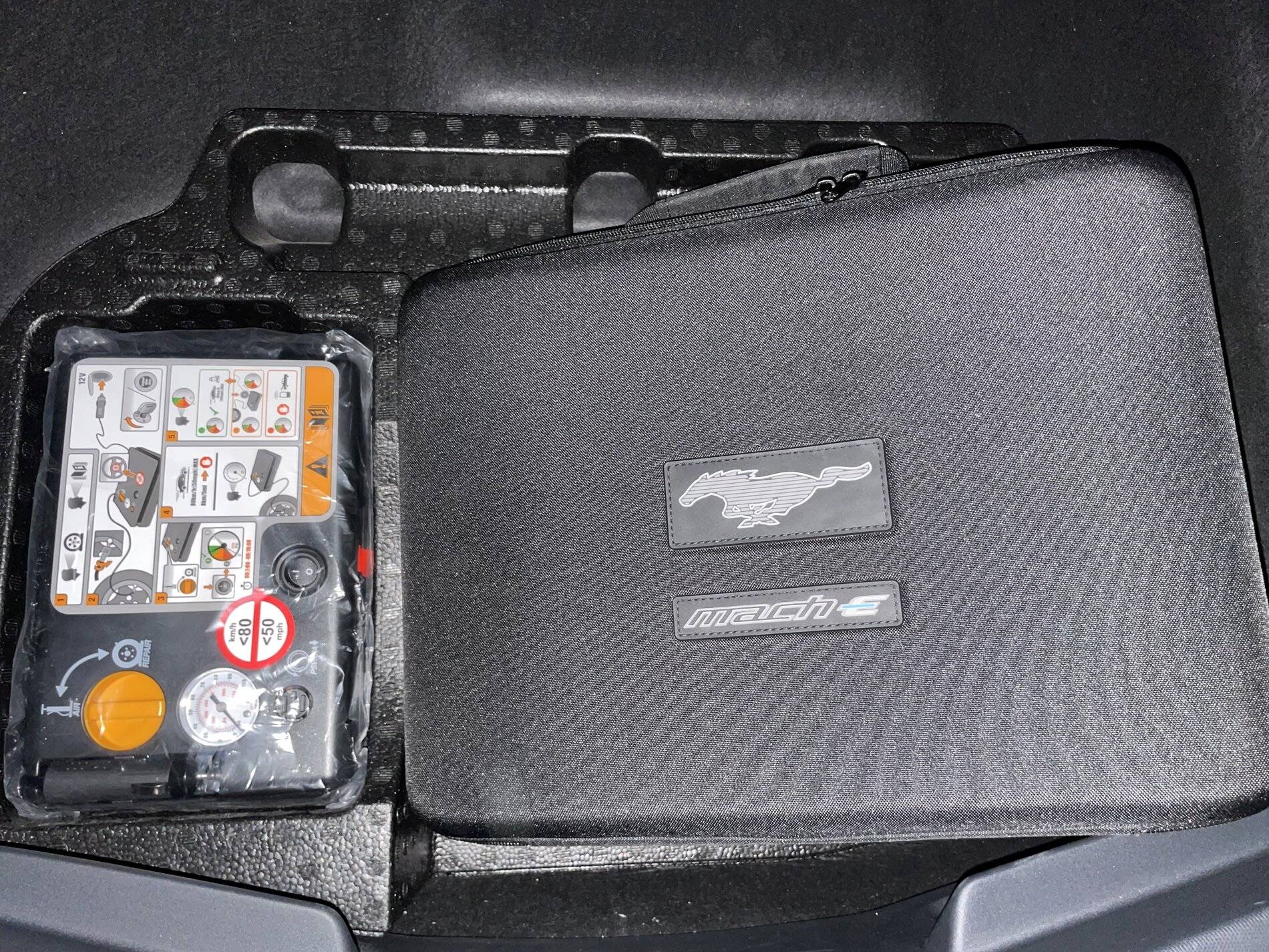 Ford Mustang Mach-E Official Mach-E charger case from Ford Accessories F80177AF-F2CA-4EA3-882E-0E465E30C1B1
