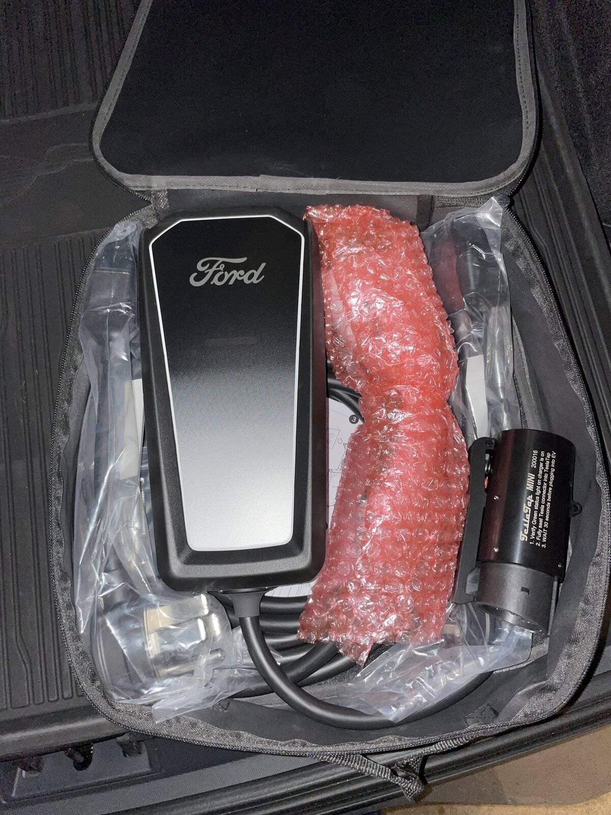 Ford Mustang Mach-E Official Mach-E charger case from Ford Accessories CC903C29-E4D5-4012-8493-8351FEB437E2