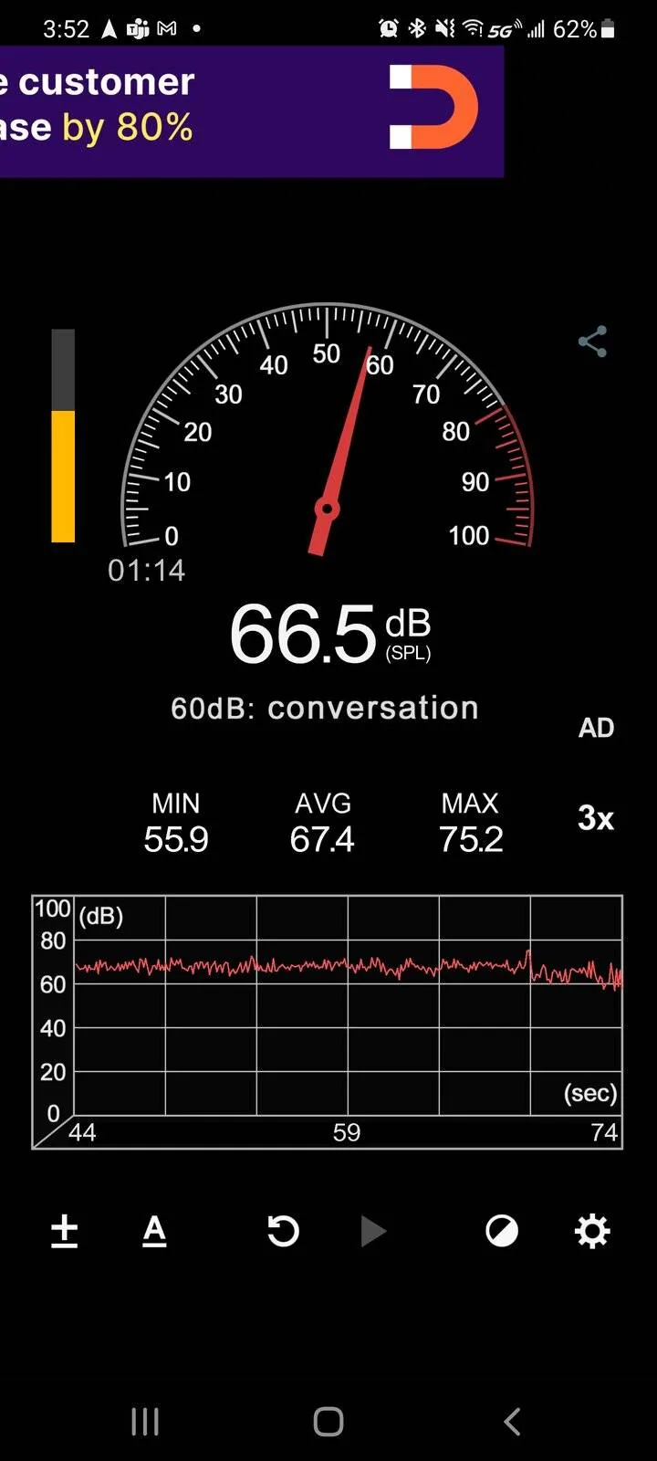 Ford Mustang Mach-E Roof Wind Noise *Fixed* Screenshot_20210311-155247_Sound Meter