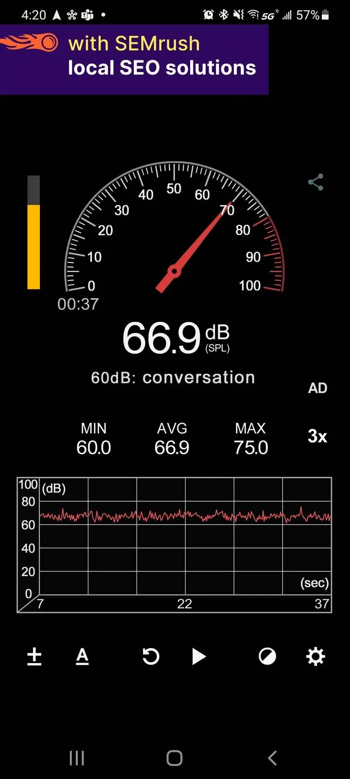 Ford Mustang Mach-E Roof Wind Noise *Fixed* Screenshot_20210311-162042_Sound Meter