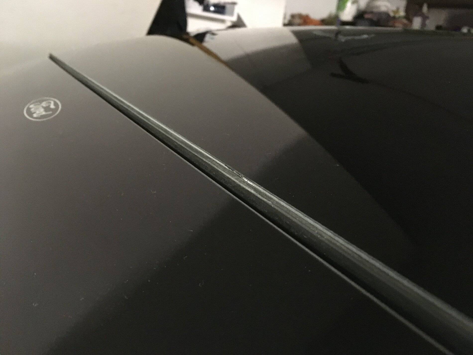 Ford Mustang Mach-E Part of My Roof Shattered / Cracked Panor chip.JPG