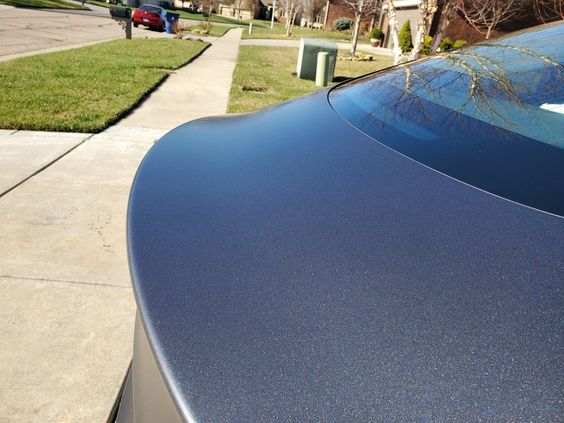 Ford Mustang Mach-E Paint Protection Film (PPF) such as XPEL for Mach-E 20200320_165413