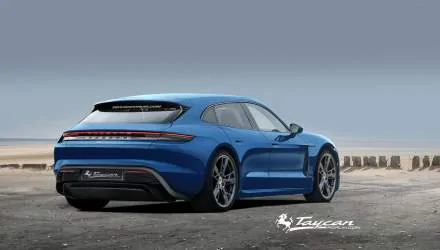 Ford Mustang Mach-E Rear Spoiler - functional or aesthetic? PorscheTaycan_SportTurismo_blue_rear-440x250
