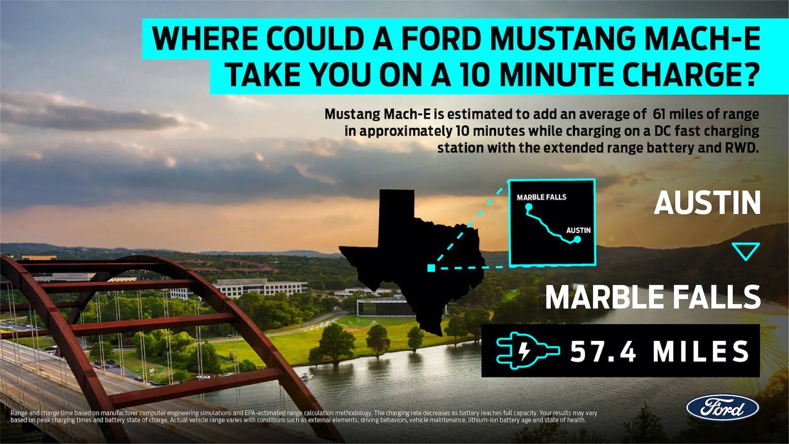 Ford Mustang Mach-E Mach-E Will Charge 30% Faster Than Earlier Estimates Announces Ford Austin-Road-Tri
