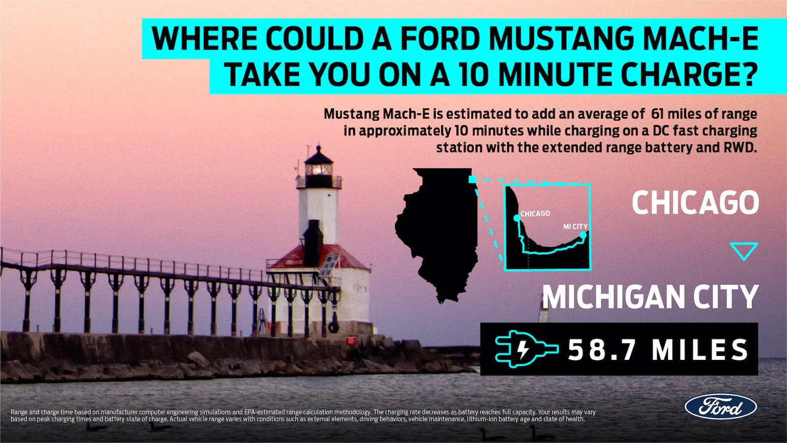 Ford Mustang Mach-E Mach-E Will Charge 30% Faster Than Earlier Estimates Announces Ford Chicago-Road-Tri