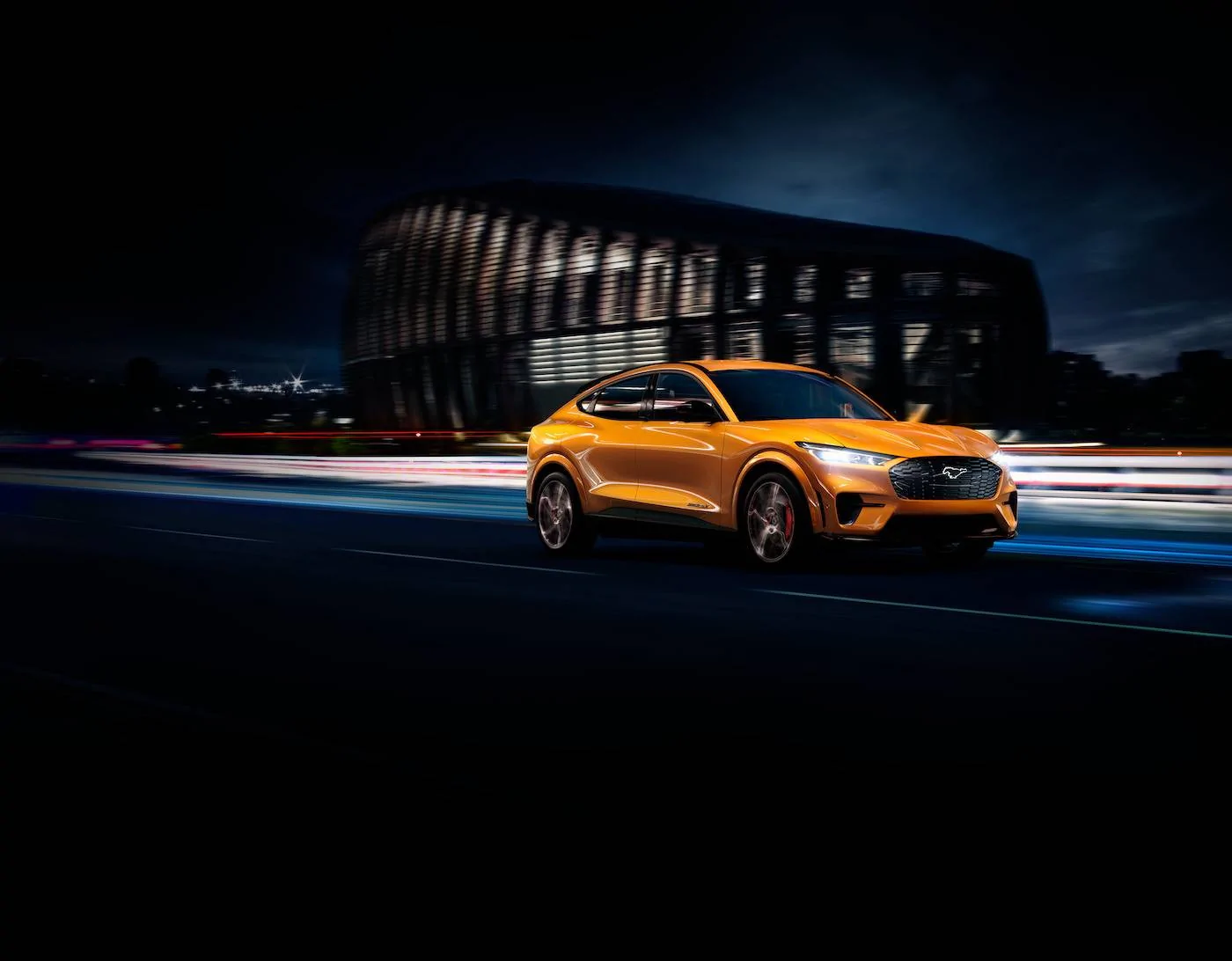 Ford Mustang Mach-E CYBER ORANGE NOW OFFERED FOR 2021 MUSTANG MACH-E GT 2021-Ford-Mustang-Mach-E-Cyber-Orange-1