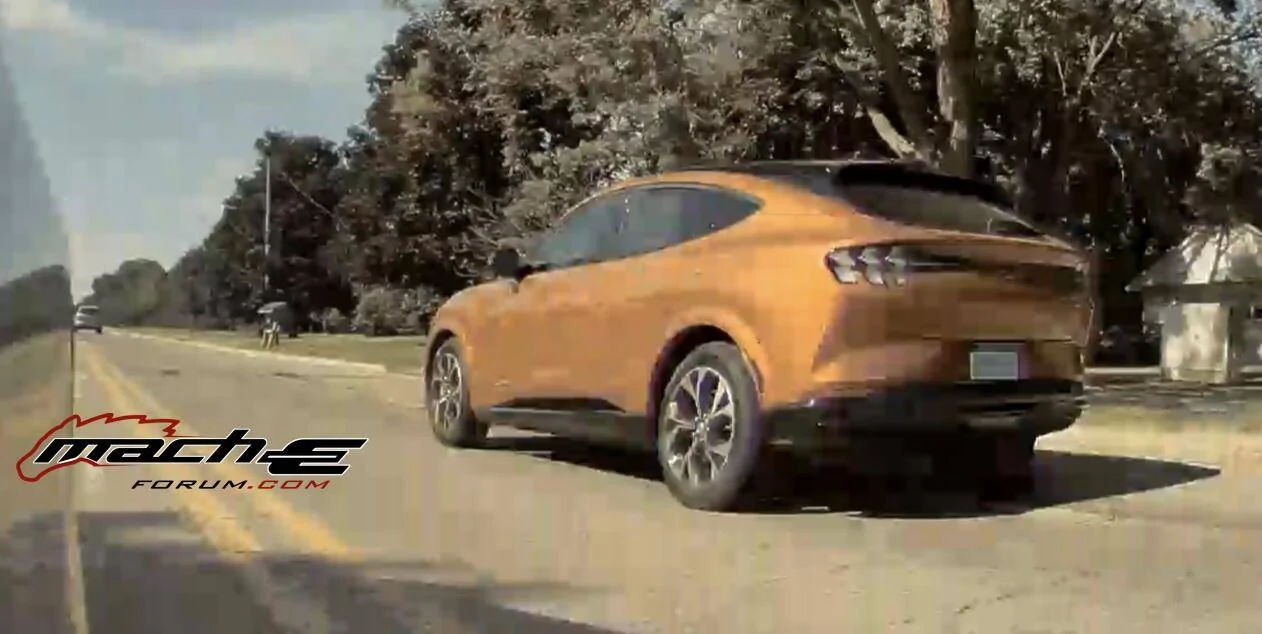 Ford Mustang Mach-E CYBER ORANGE METALLIC Mach-E Photos Cyber Orange Mach-E Real Life 2