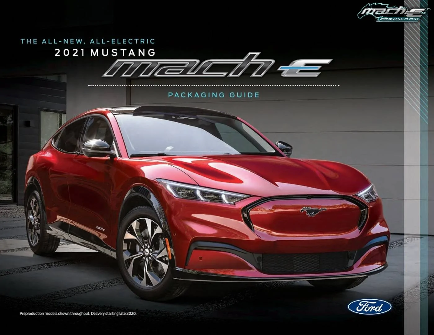 Ford Mustang Mach-E 2021 Mach-E Mustang Product / Packaging Guide 2021_Mustang_Mach_E_Packaging_Guide_page_01