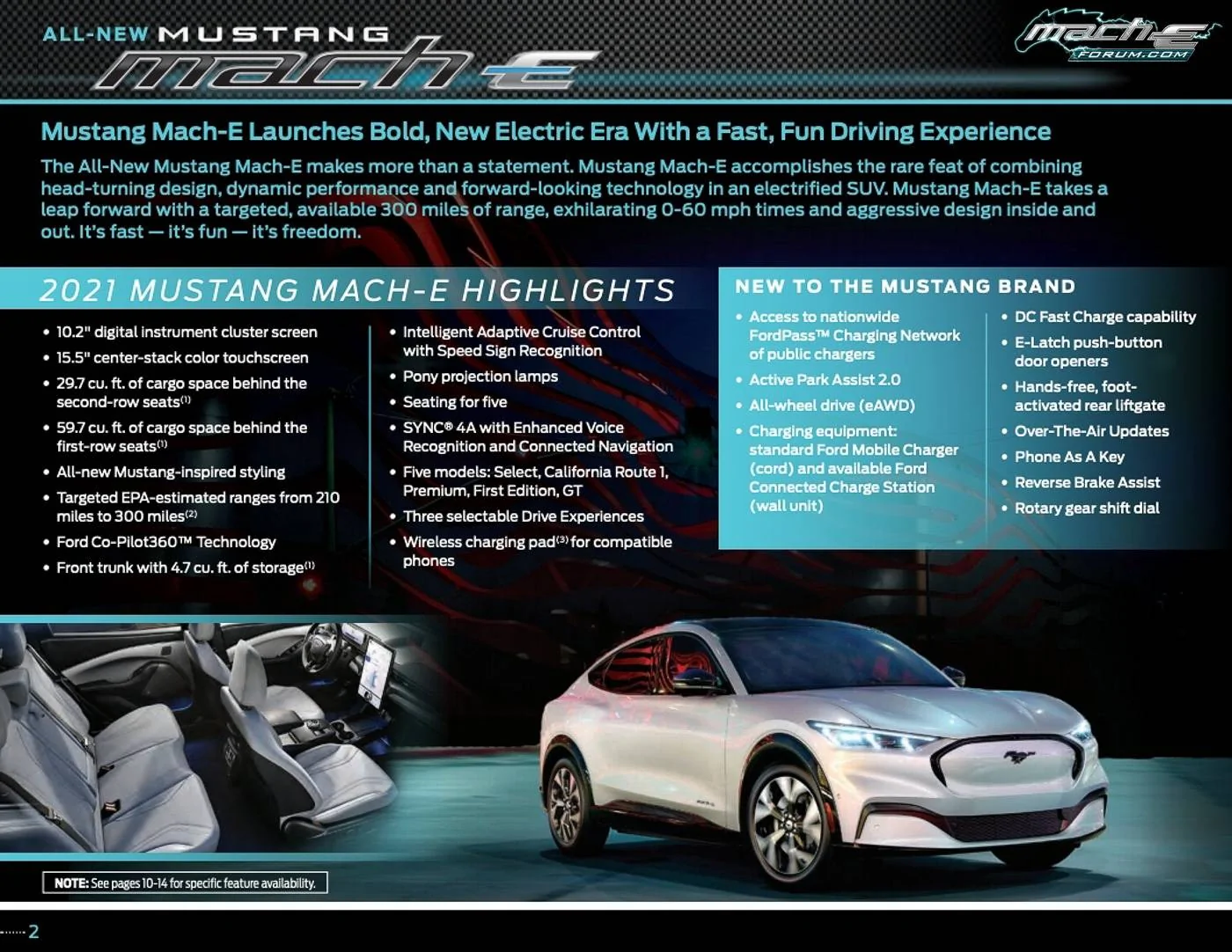 Ford Mustang Mach-E 2021 Mach-E Mustang Product / Packaging Guide 2021_Mustang_Mach_E_Packaging_Guide_page_02