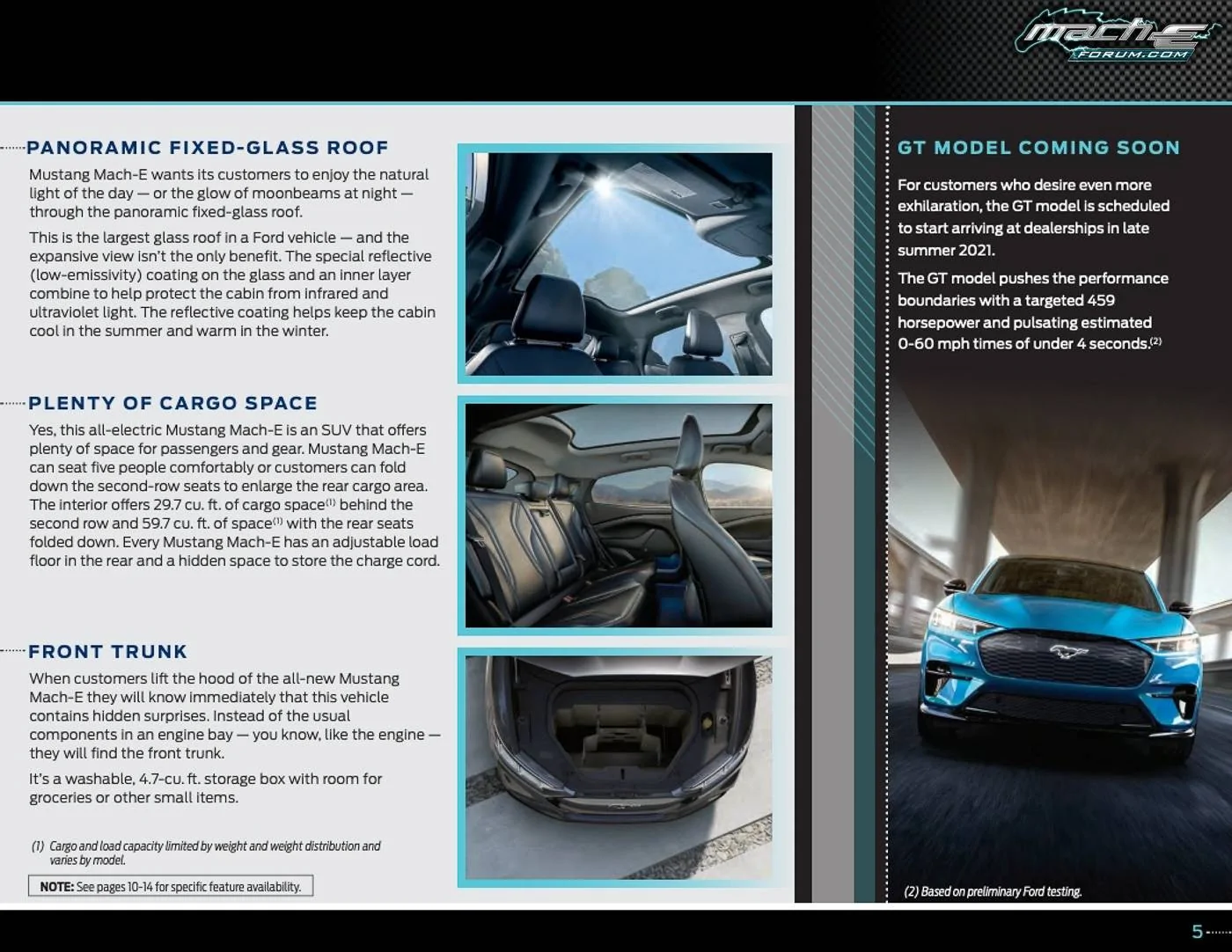 Ford Mustang Mach-E 2021 Mach-E Mustang Product / Packaging Guide 2021_Mustang_Mach_E_Packaging_Guide_page_05